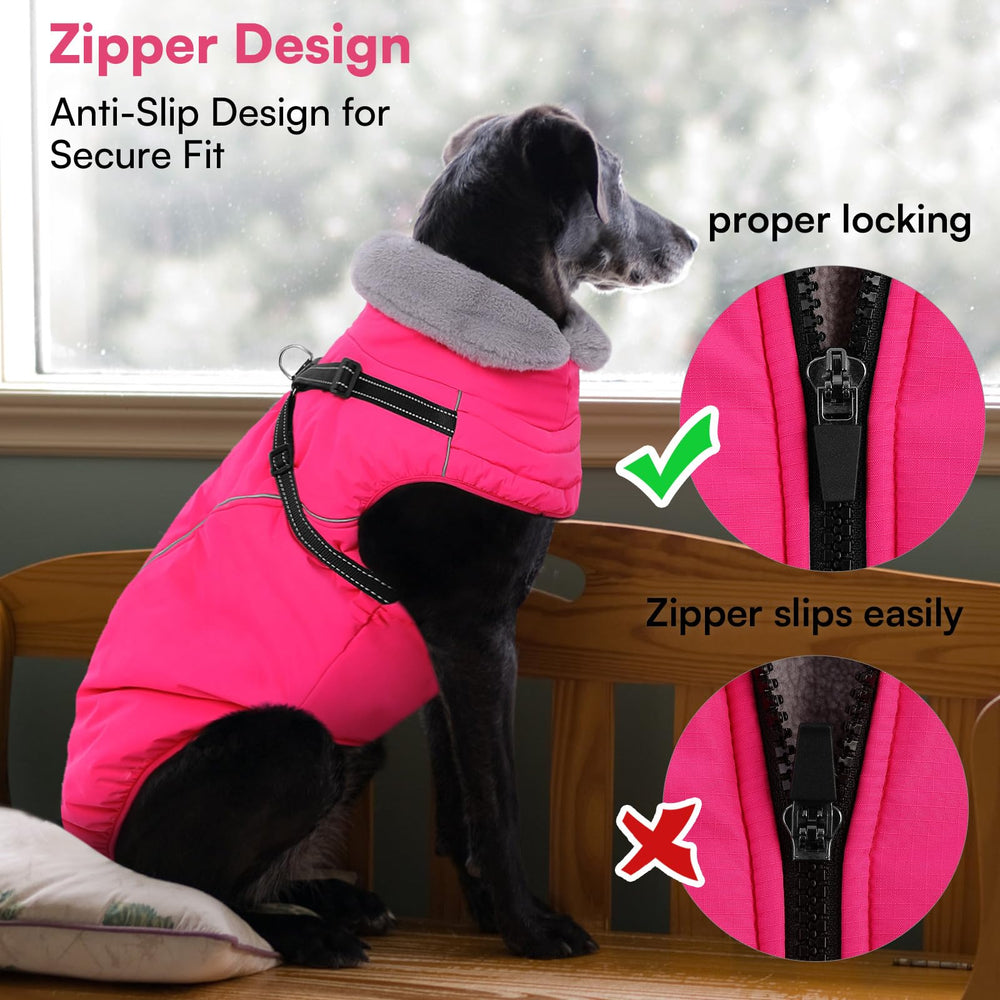 Queenmore capa para perro con cuello alto ofrece protección adicional