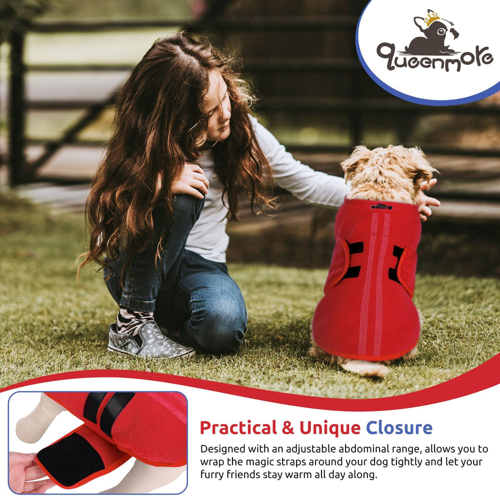Queenmore chaleco con ajuste cómodo en el abdomen para diferentes tallas.