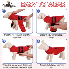 Queenmore chaleco para perro con diseño clásico y detalles decorativos.