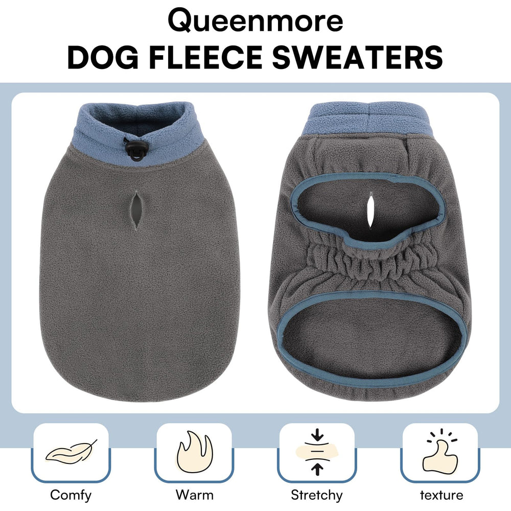 Queenmore chaleco para perro, entrada fácil sin cremalleras para colocar rápidamente.