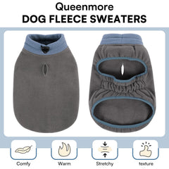 Queenmore chaleco para perro, entrada fácil sin cremalleras para colocar rápidamente.