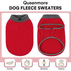 Queenmore chaleco-perro-fácil de poner sin cremalleras ni tiras