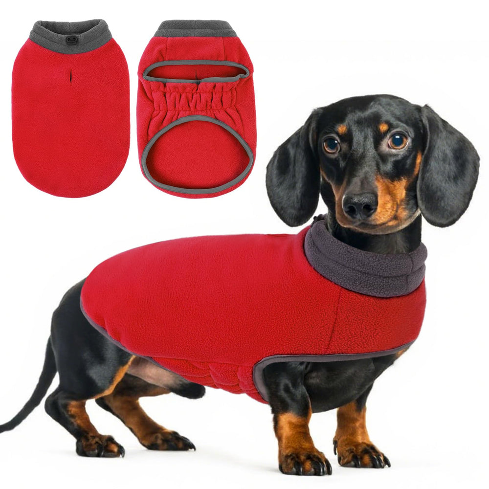 Queenmore chaleco-perro-pelo-suave para mayor confort en días fríos