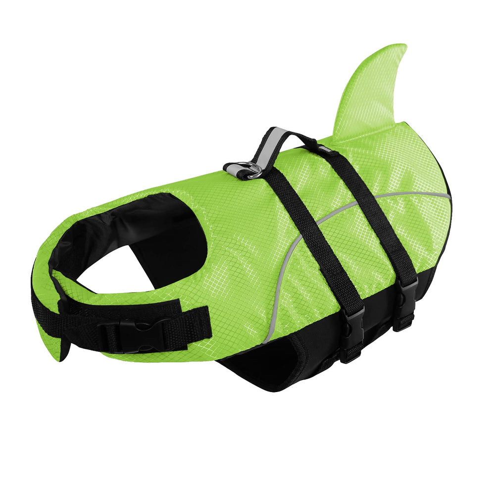 Queenmore chaleco salvavidas para perro, contraste-amarillo, localización rápida en agua