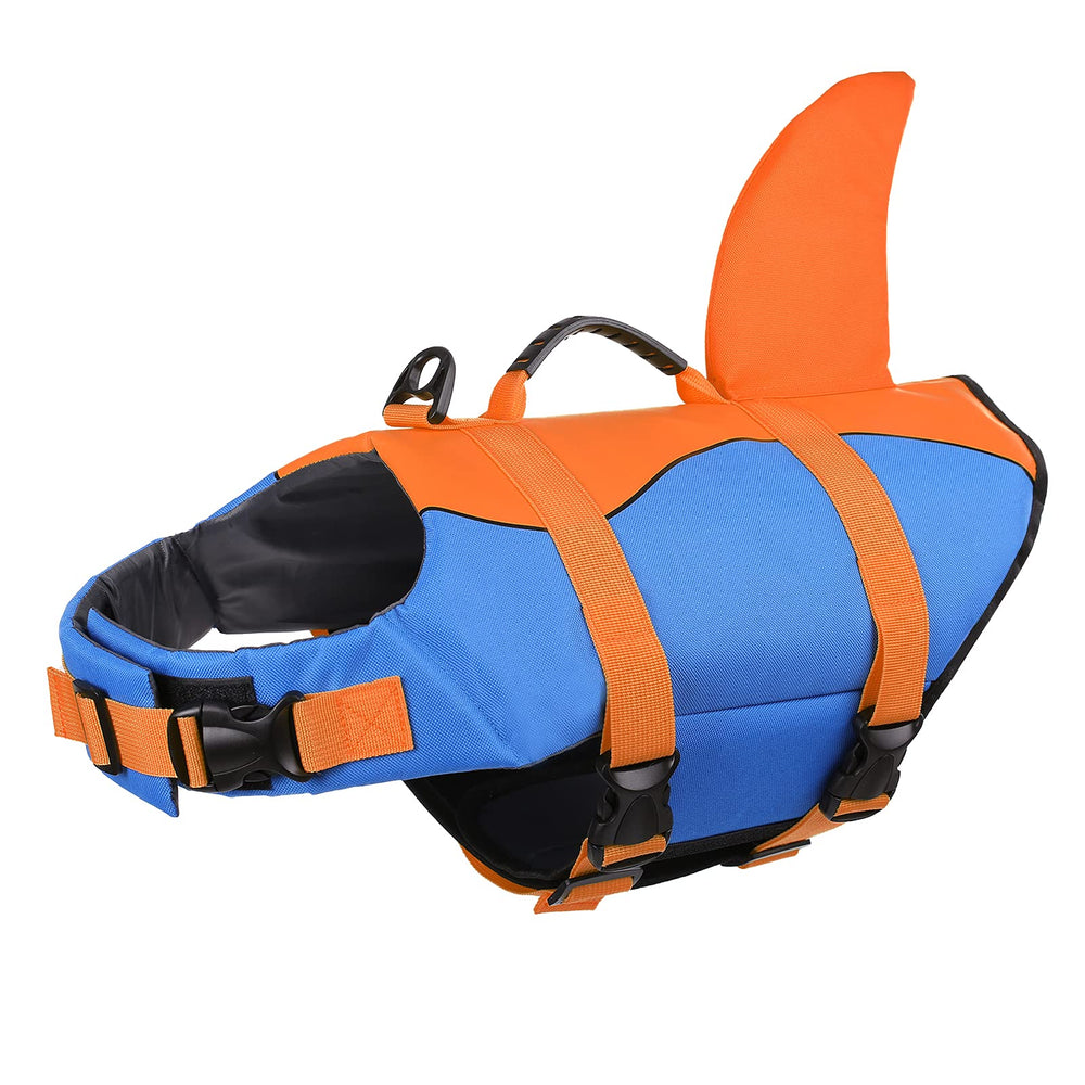 Chaleco de vida Queenmore con ajuste multi tallas para perros, seguro y cómodo.