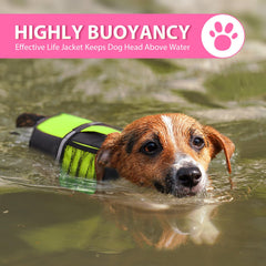 Queenmore chaleco vida perro, asidero-rescate, levantar al perro en emergencias.