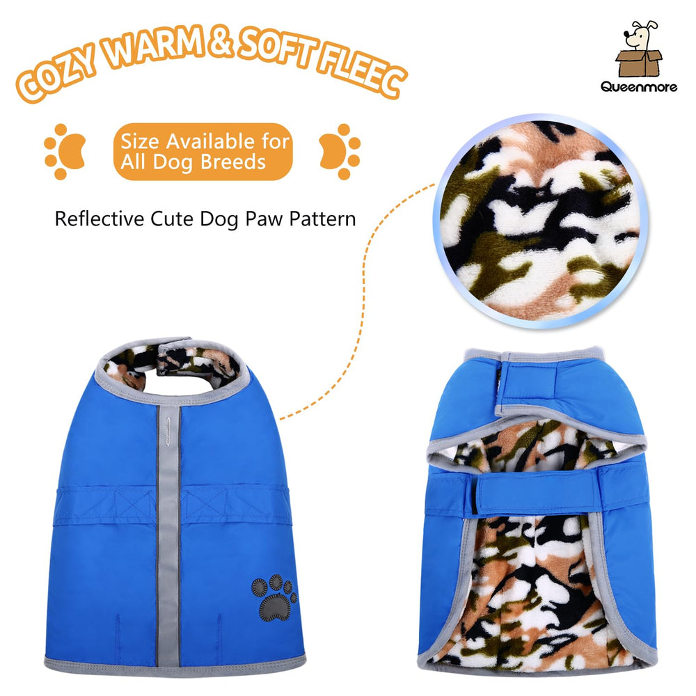 Queenmore chaqueta impermeable para perro mantiene al animal seco en lluvia.