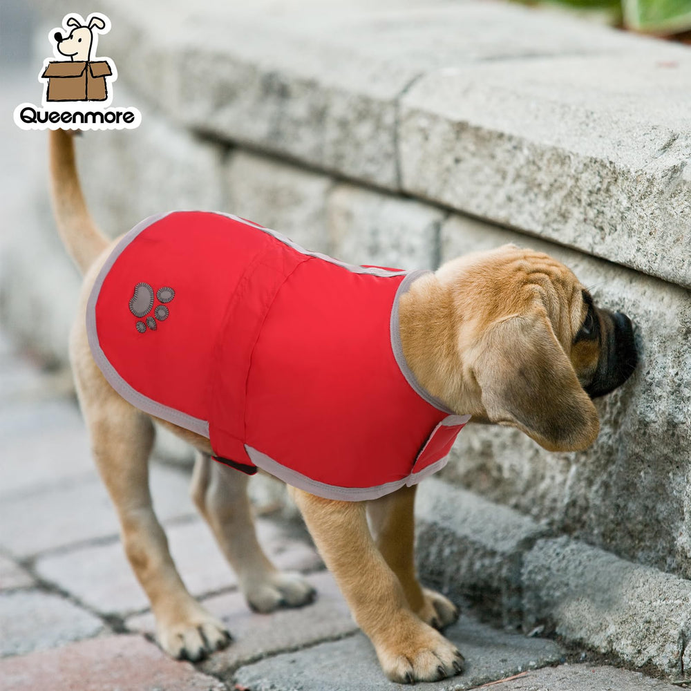 Detalles reflectantes Queenmore para mayor visibilidad nocturna.