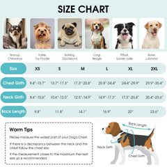 Queenmore prenda reversible para perros con dos colores brillantes