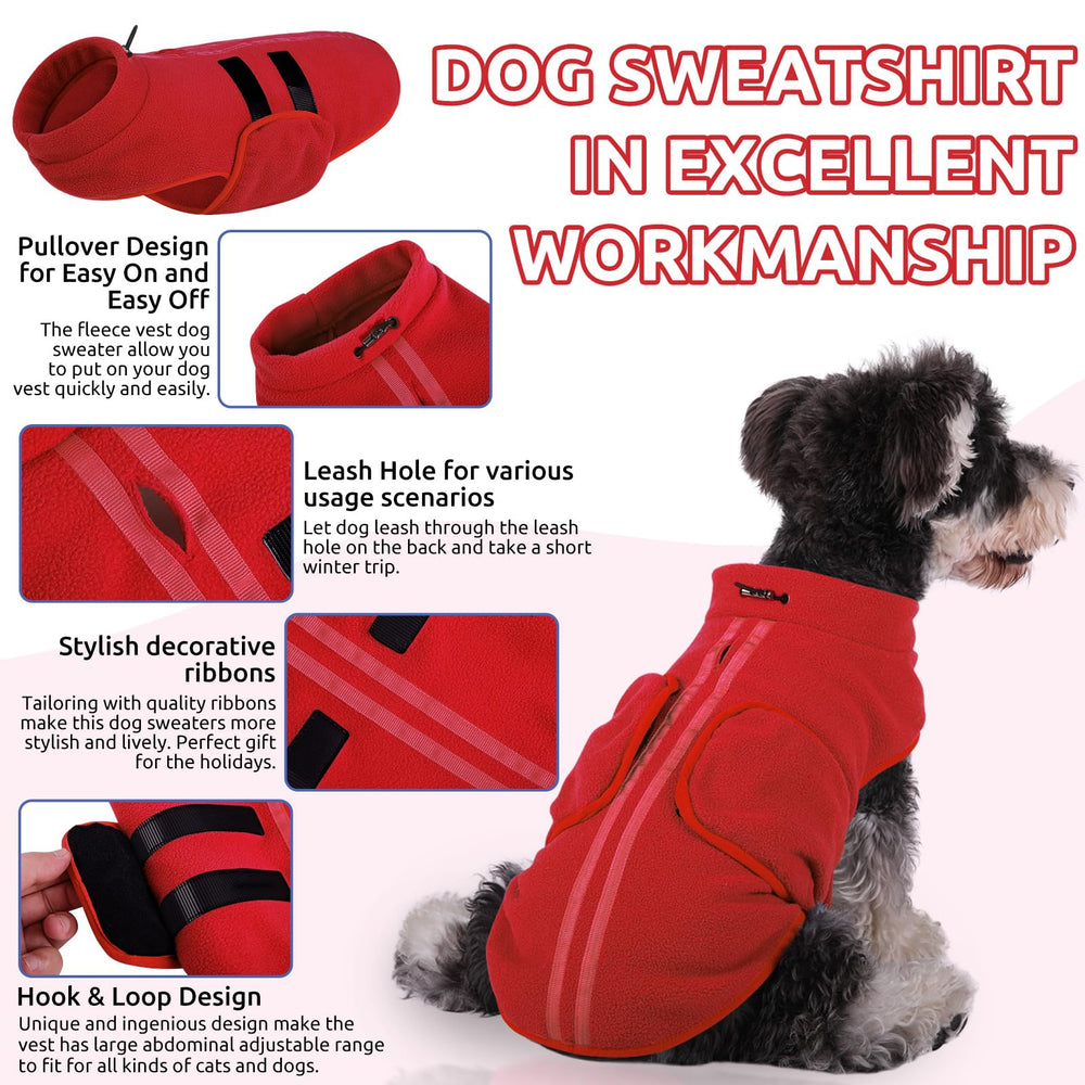 Queenmore sudadera para perro con cintas decorativas en el dorso.