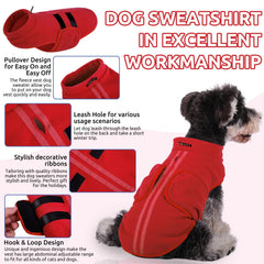 Queenmore sudadera para perro con cintas decorativas en el dorso.