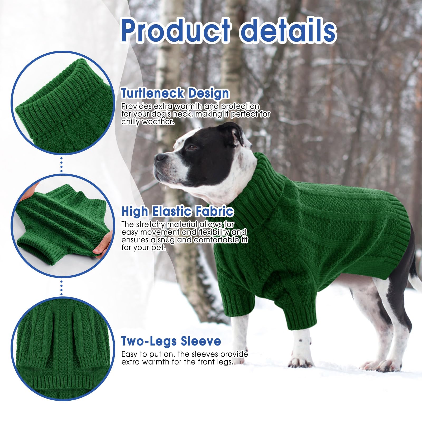 Queenmore sudadera navidad verde perro, ideal para salidas festivas