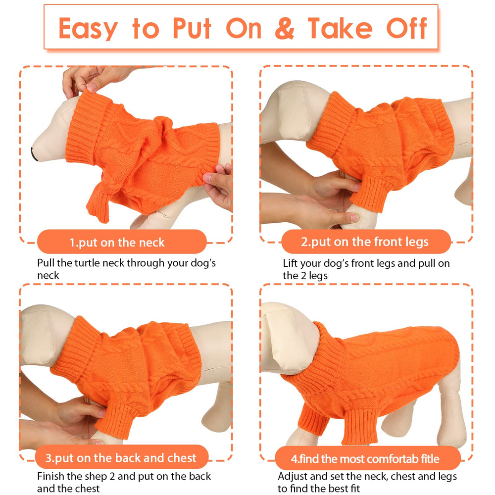 Queenmore sudadera naranja para perro, ajuste elástico para comodidad diaria.