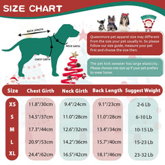 Queenmore sueter navidad perro dibujo reno, ideal para fotos festivas.