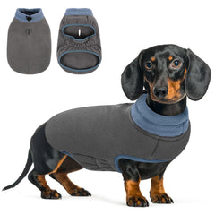 Queenmore suéter perro fleece suave para calor durante paseos.