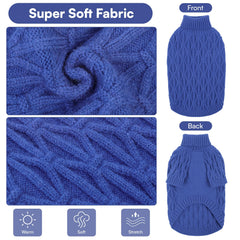 Queenmore suéter con mangas para perro, ajuste envolvente, ideal para paseos diarios.