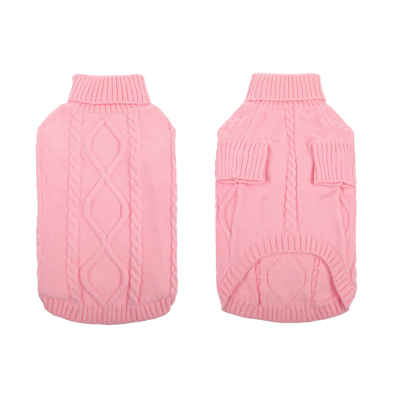 queenmore sueter perro rosa mediano, diseño clasico, vestir facil.