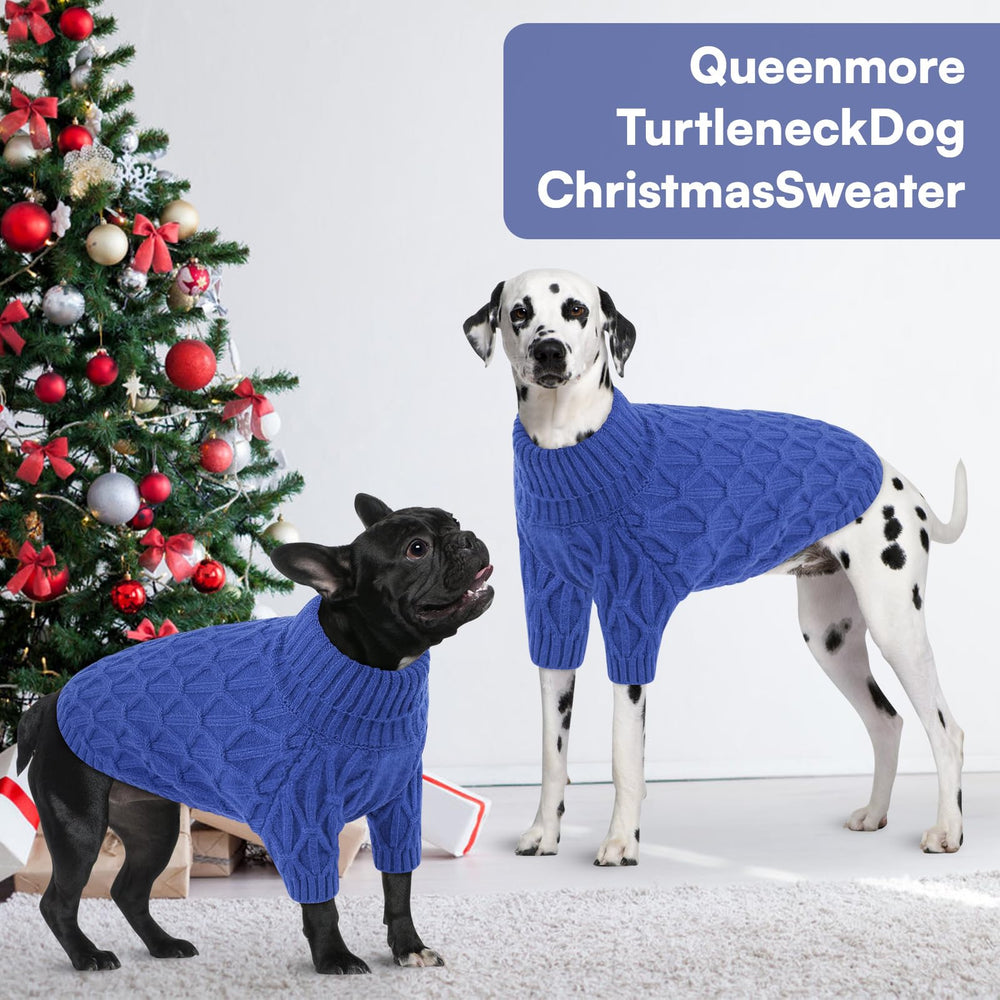Queenmore suéter para perros, tallas XS-2XL, ajuste cómodo sin restringir movimiento.
