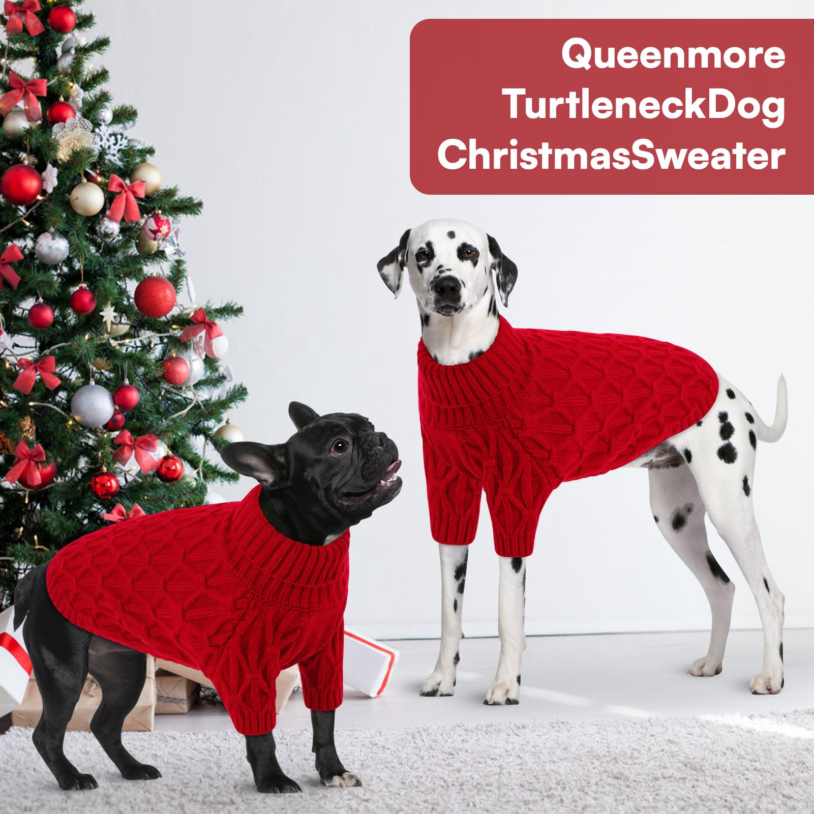 Queenmore suéter para perro, versátil para distintas ocasiones festivas.