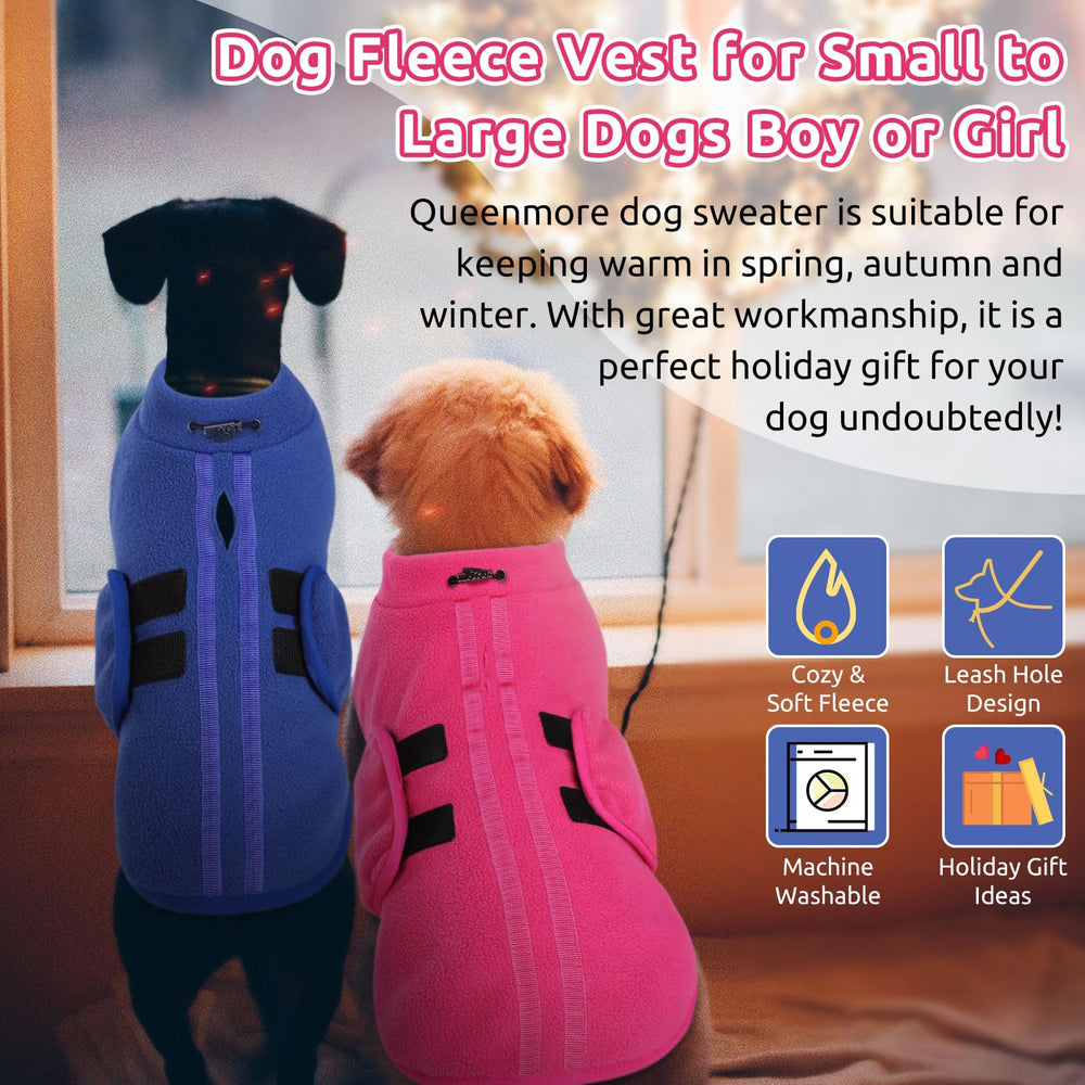 Queenmore tallas XS-XL cubren perros pequeños y gatos.