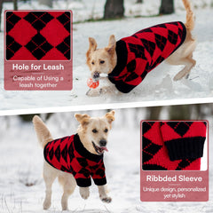 Queenmore XL sueter para perro grande, mangas largas, libertad de movimiento.