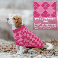 Queenmore XL suéter para perro grande con tejido grueso, cálido y suave para días fríos.