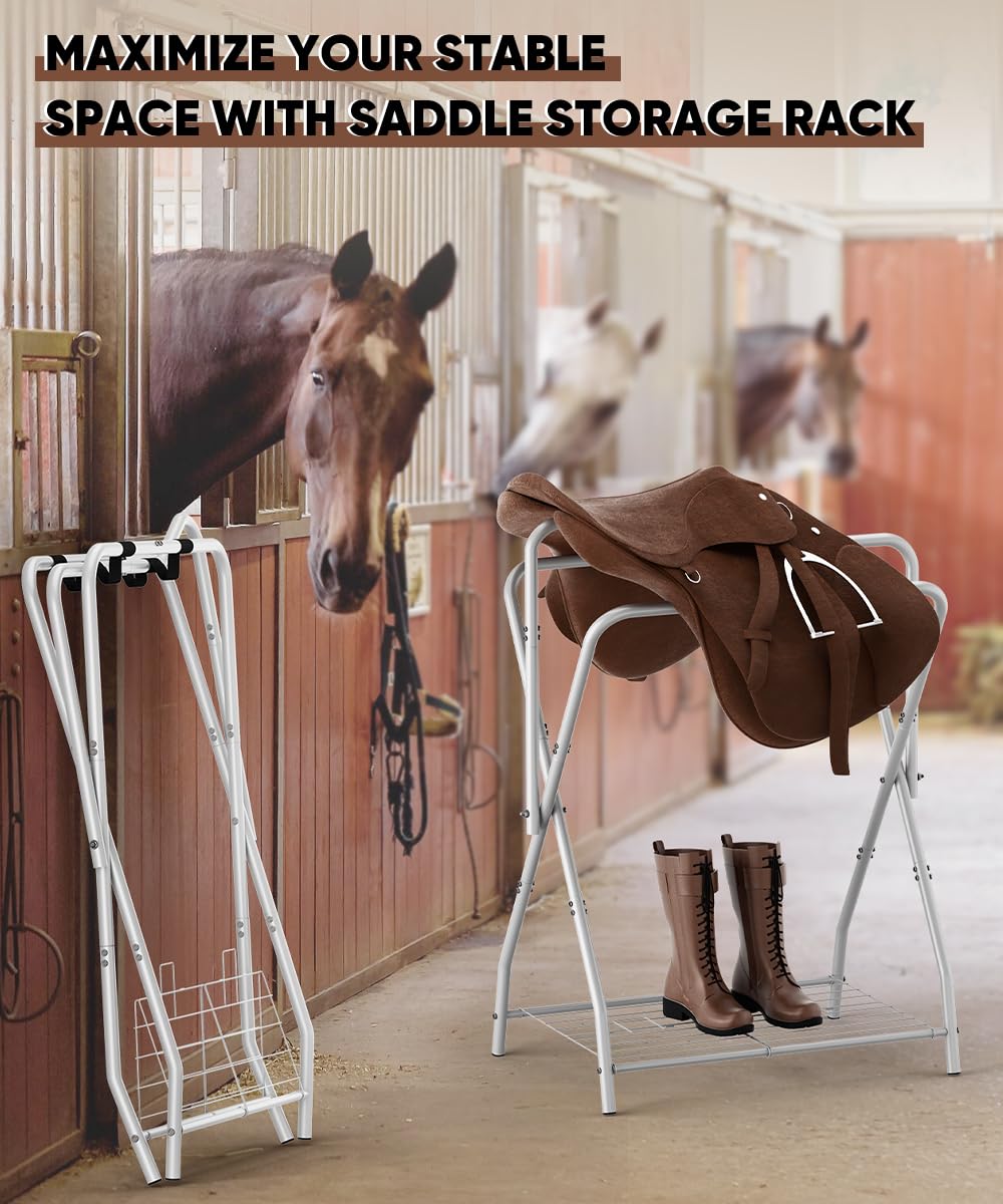 Queension: organizador desmontable para espacios móviles, ideal para caballos y remolques.
