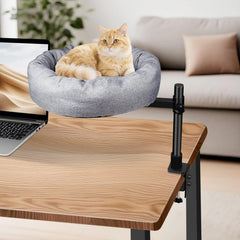 QUICDEER nido escritorio estructura metal estable para seguridad del felino