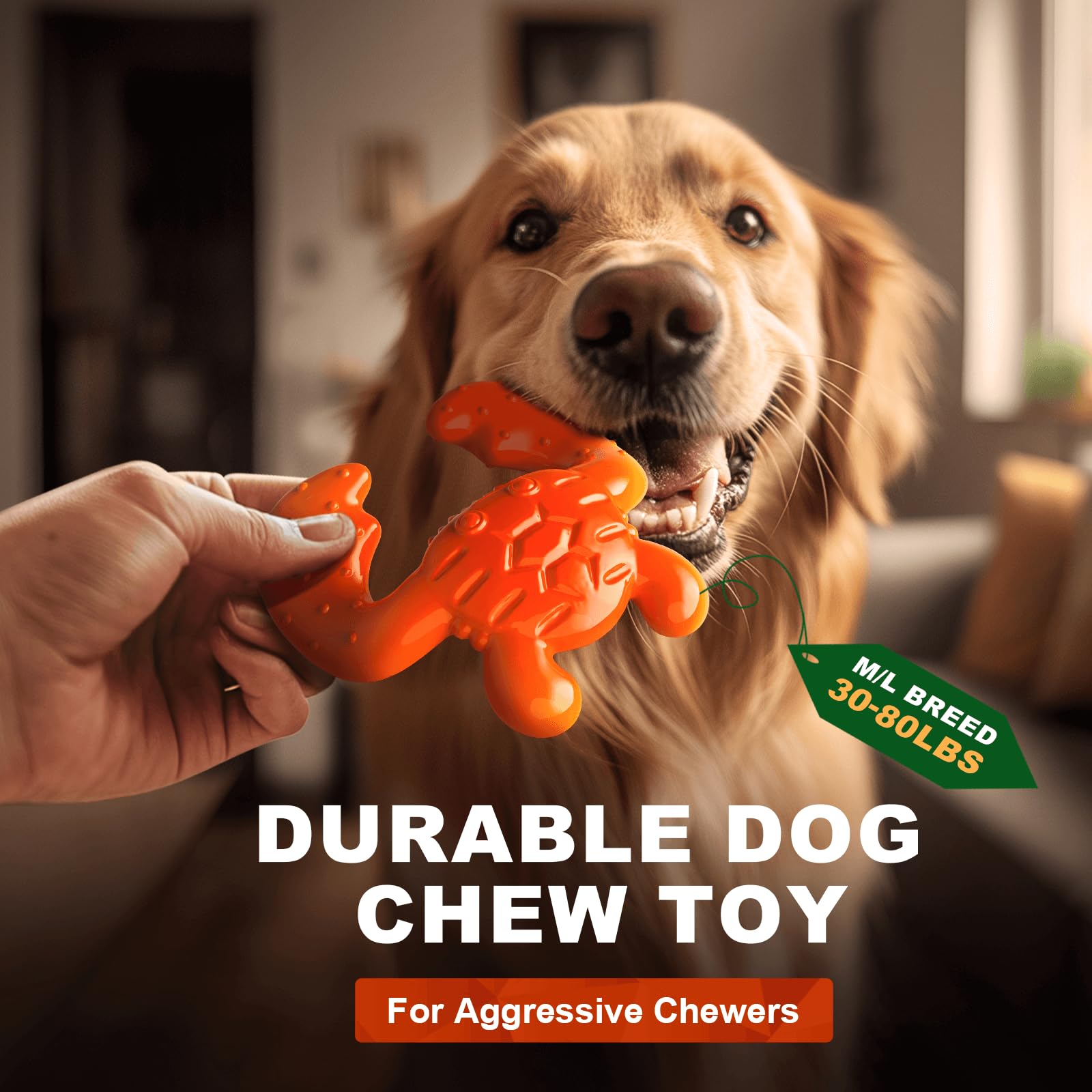 Quizvi Estructura Mordida Dura para perros fuertes y masticadores intensos.