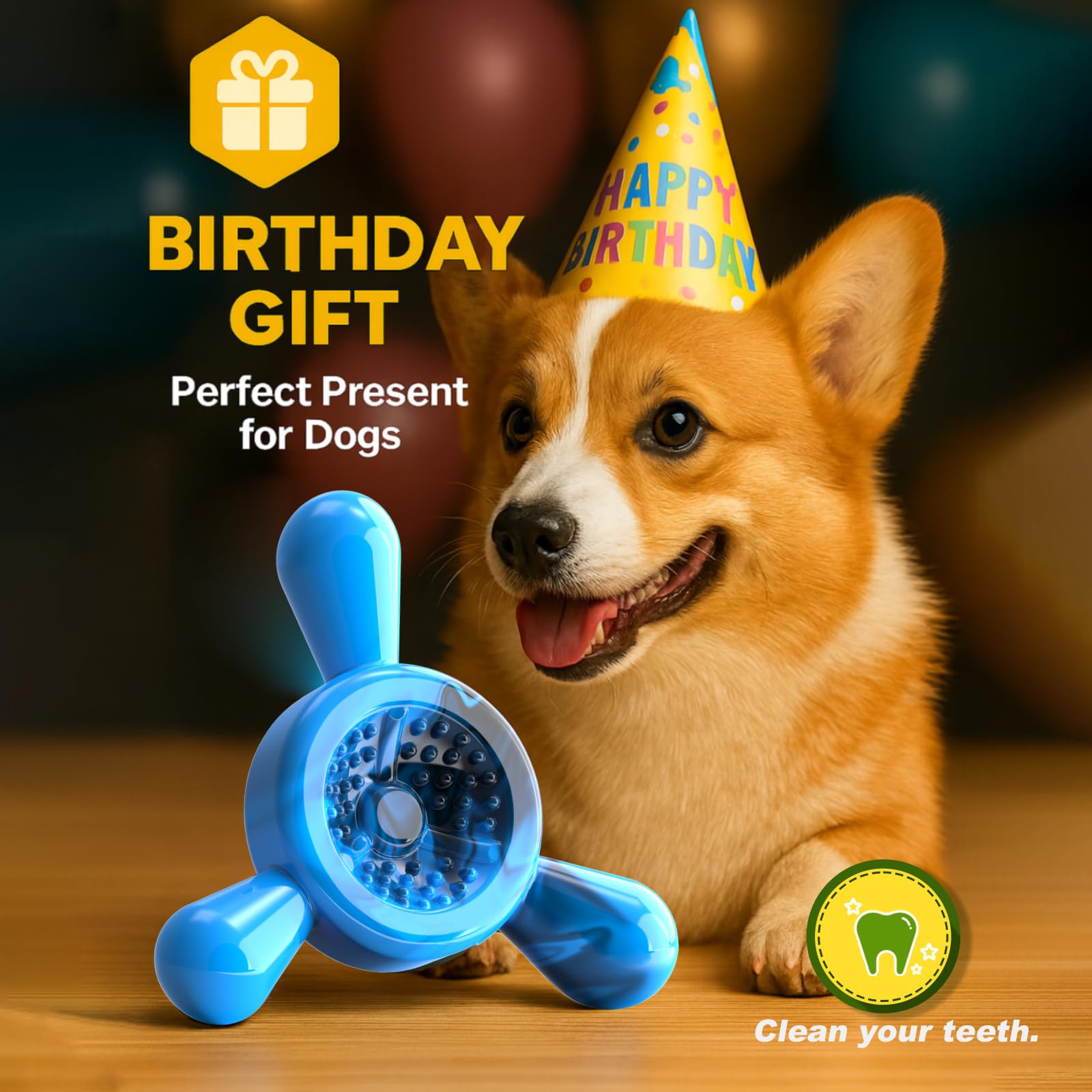 Quizvi hueso dental de nylon para cachorros mejor higiene bucal