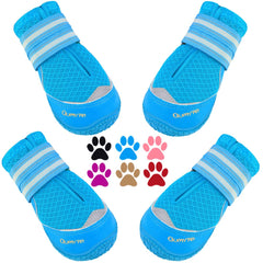 QUMY botas para perros con malla transpirable para paseos cómodos