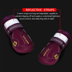 QUMY zapato canino con ajuste-ajustable para mayor comodidad