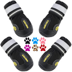 QUMY zapatillas para perro grande con ajuste seguro para paseos cómodos