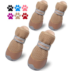 QUMY zapatos para perros pequeños con malla transpirable y comodidad diaria