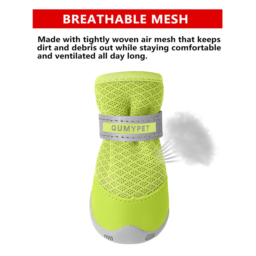 Zapatillas QUMY para perros pequeños con suela de caucho antideslizante para uso en suelos