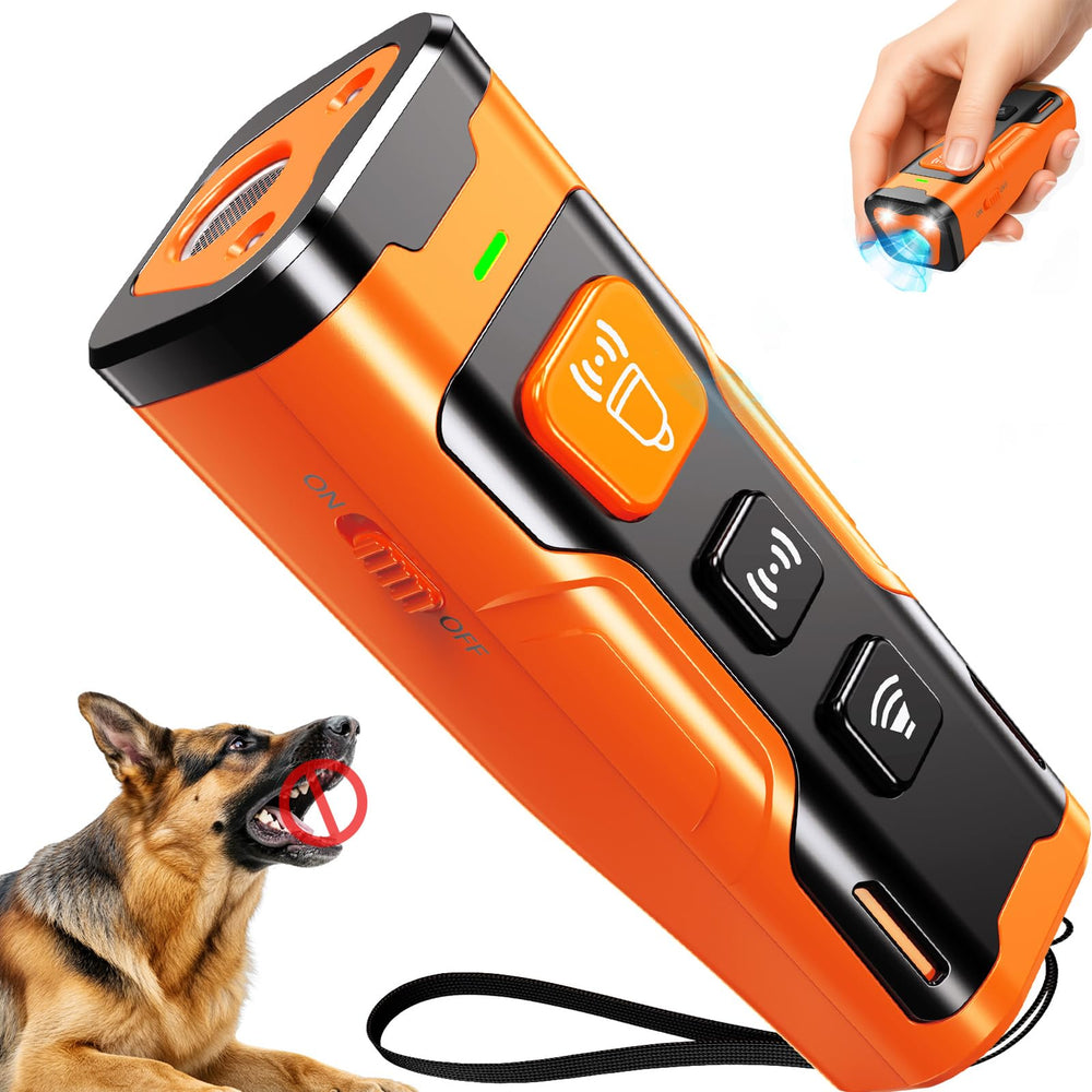 QVNNVQ deterrente ultrasonico para ladridos de perros, uso interior y exterior