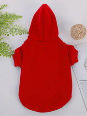 QWINEE Basic Dog Hoodie: detalle de capucha para un look moderno.