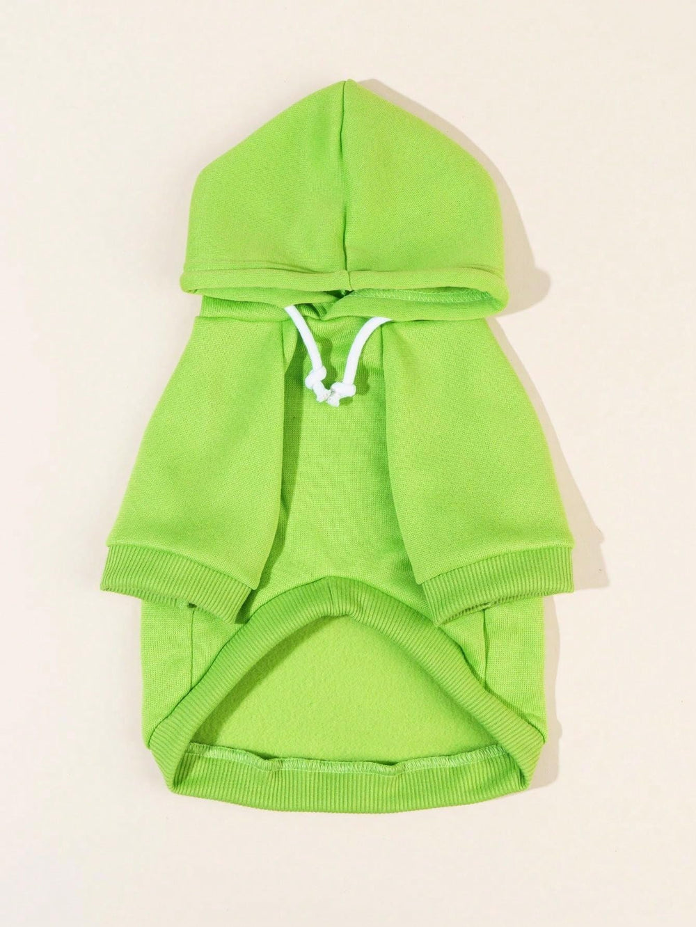 QWINEE sudadera verde con capucha, detalle frontal
