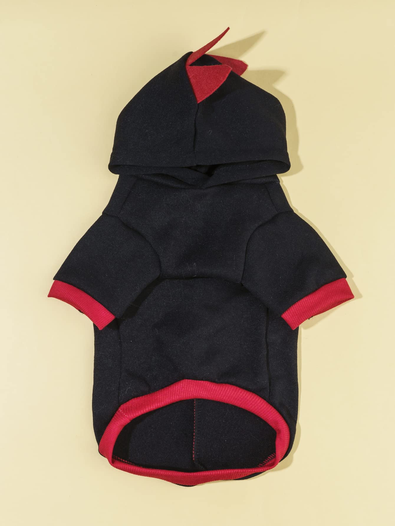 QWINEE sudadera dinosaurio para perro, tejido suave y cómodo