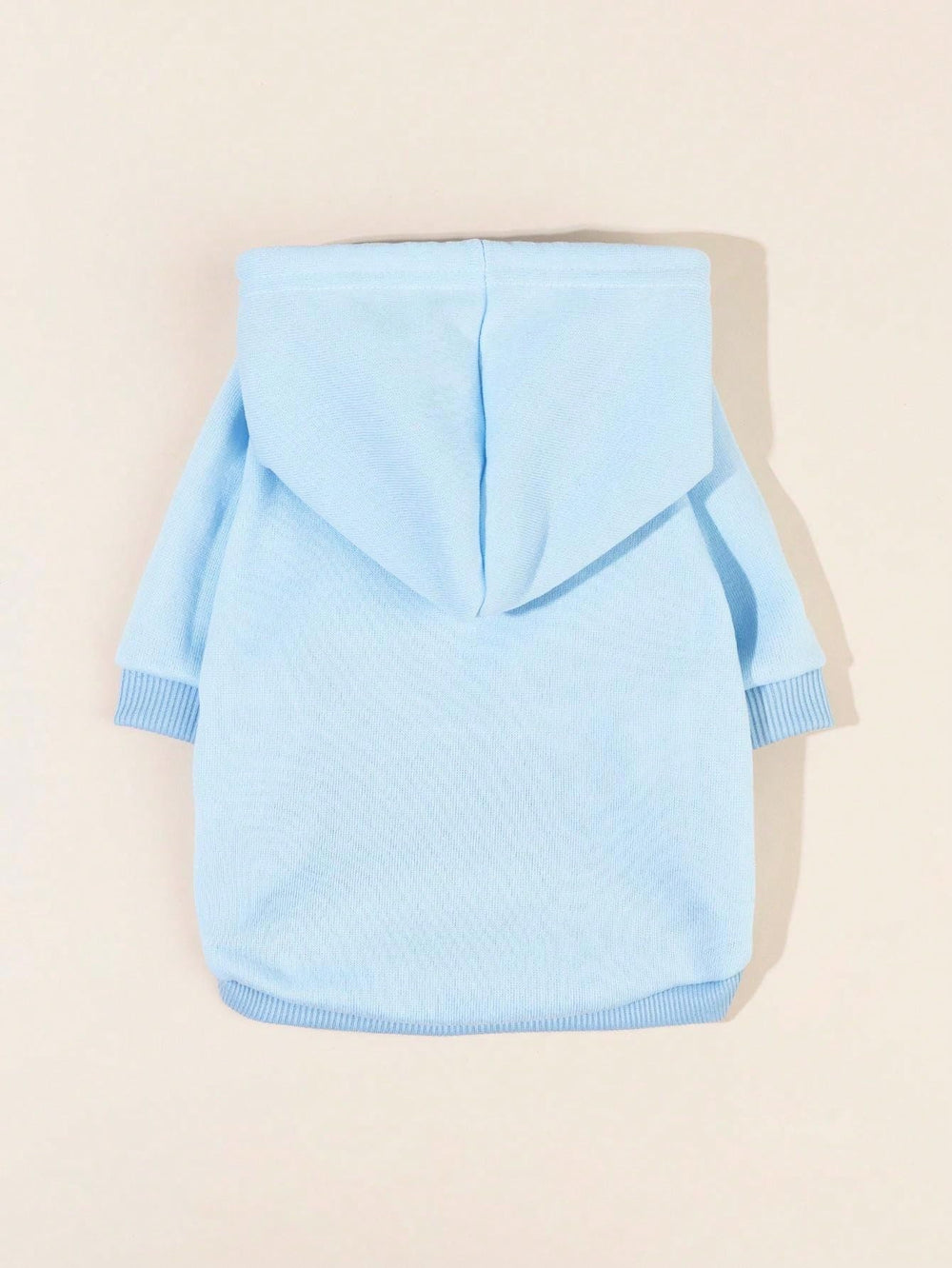 QWINEE sudadera para mascotas, capucha azul claro, talla grande, abriga en días fríos