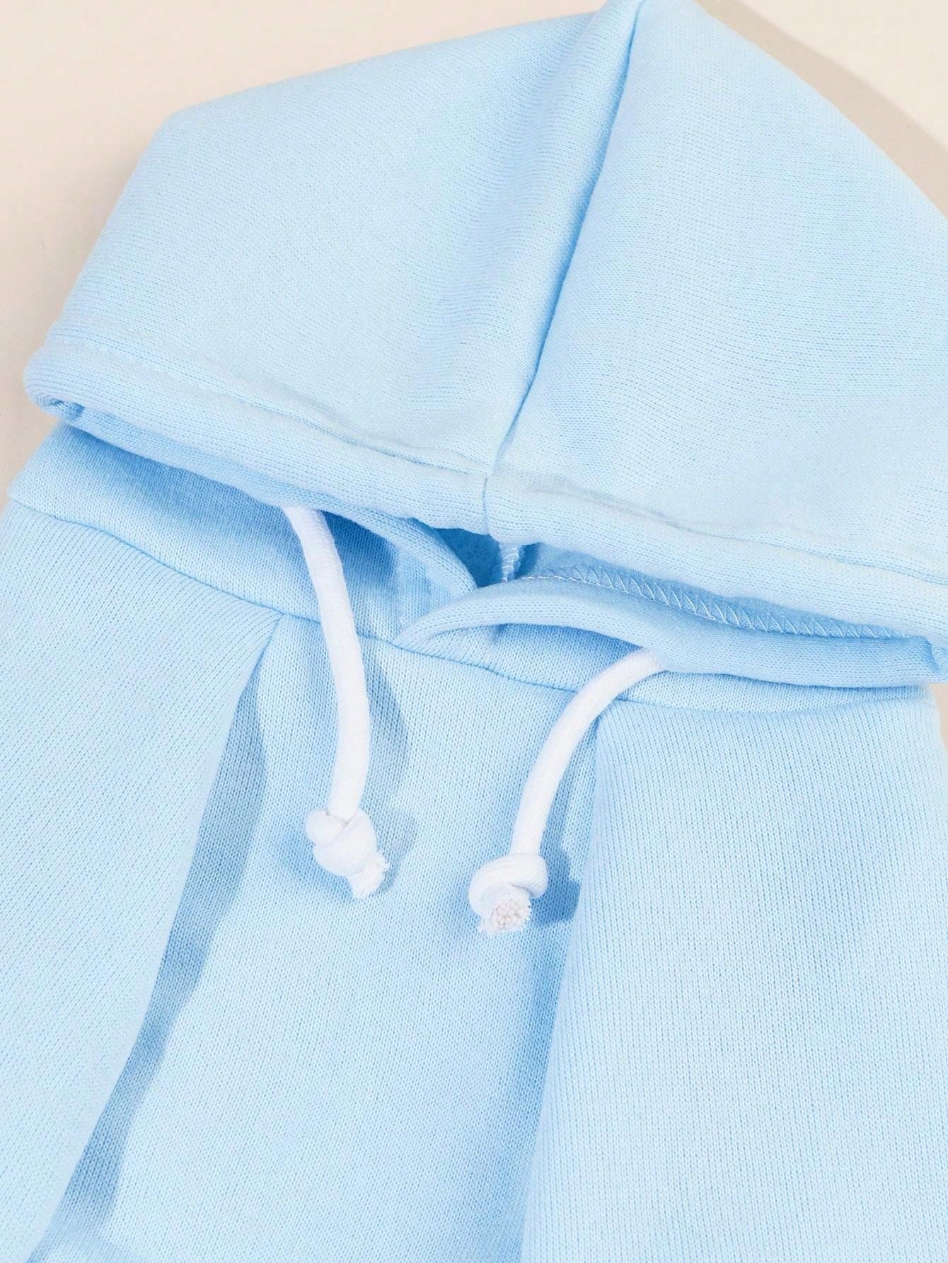 QWINEE sudadera con capucha para mascotas, azul claro, talla extra grande y cómodo ajuste