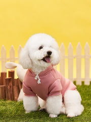 QWINEE sudadera para perro manga corta, libertad de movimiento en casa.