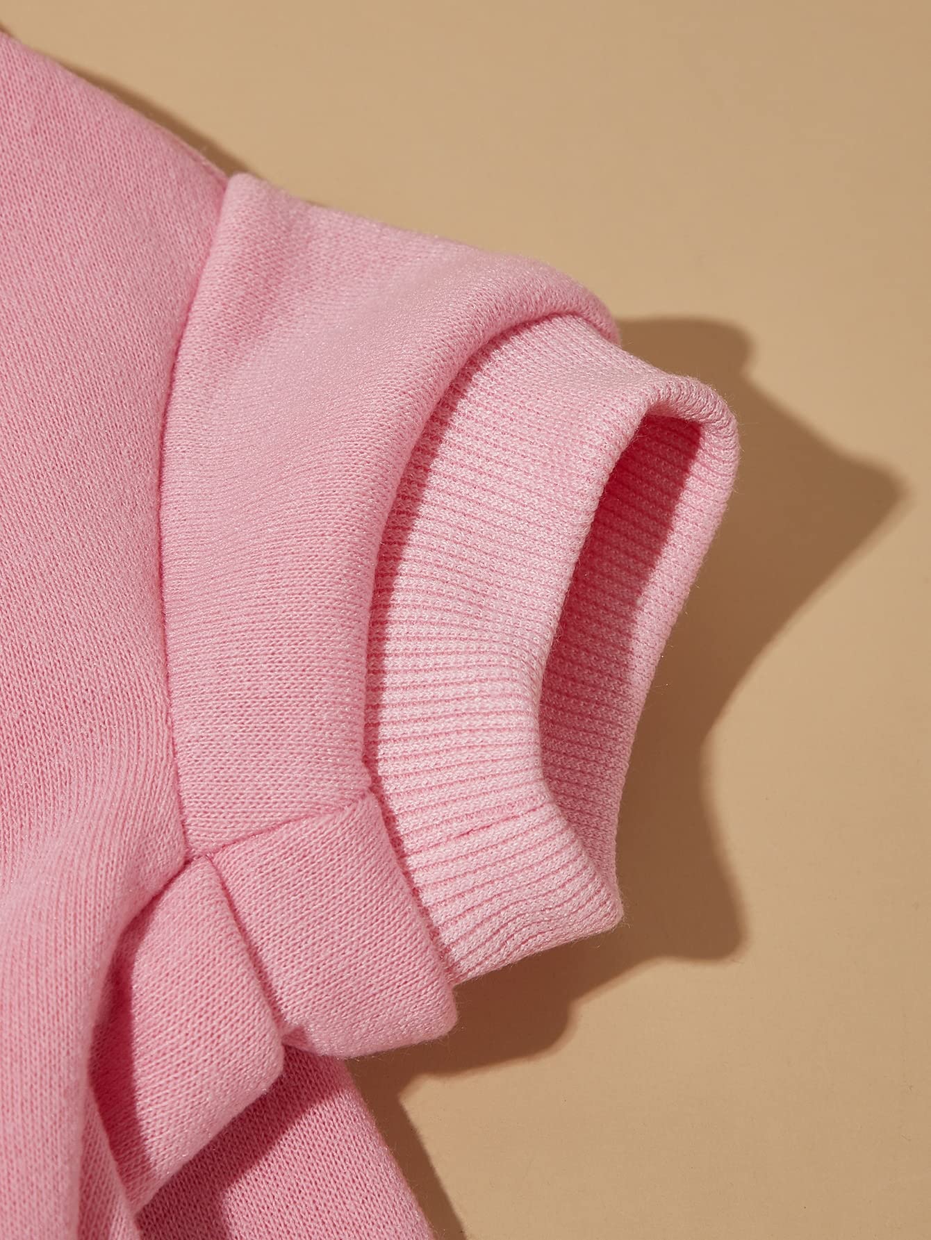 QWINEE sudadera para perro rosa claro, aspecto tierno y cómodo para mascotas pequeñas.