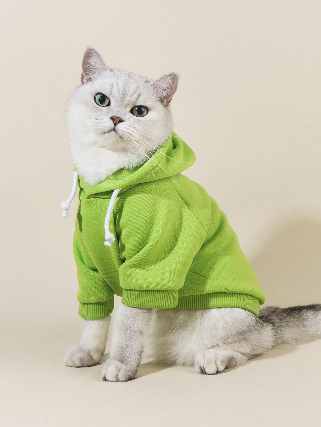 Sudadera QWINEE para perros vista lateral, cómodo movimiento