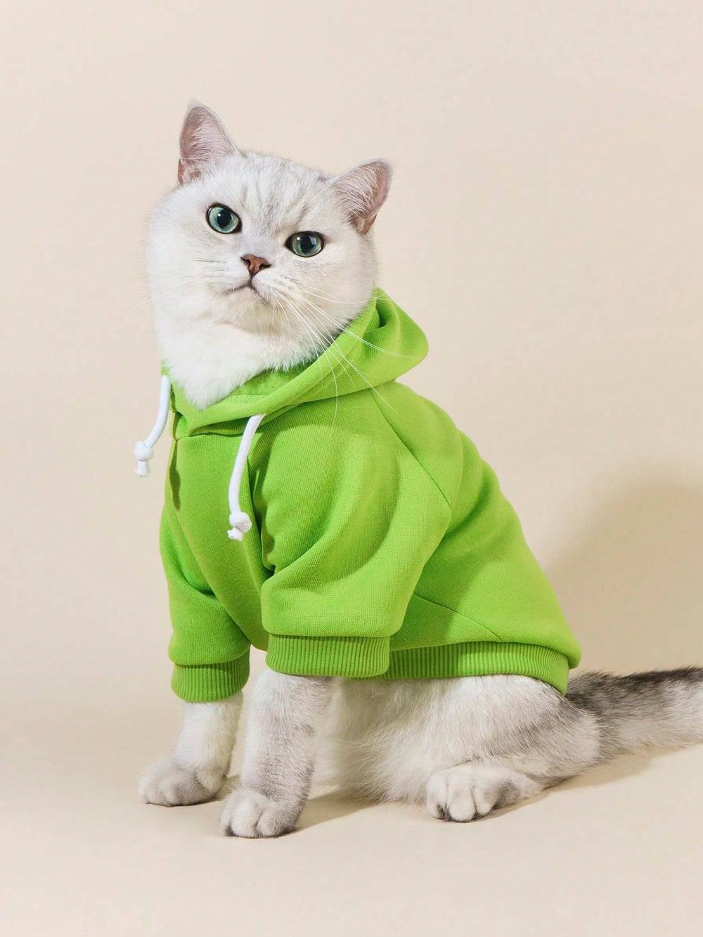 QWINEE sudadera para perro capucha básica, espalda: ajuste cómodo para invierno