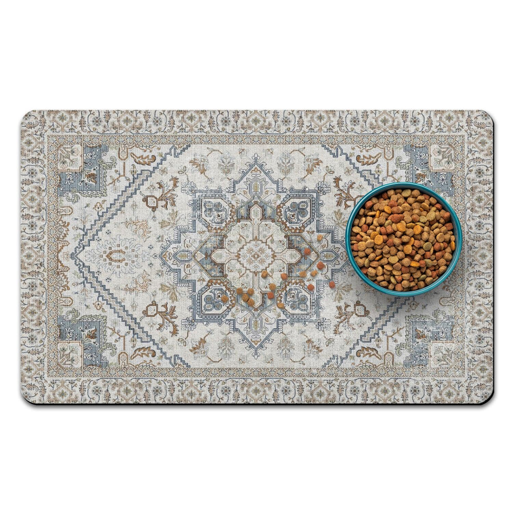 Almohadilla para alimentos de perros QXWREL, suave y absorbente para evitar manchas.