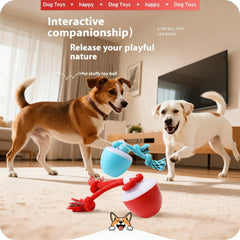 Pelota para perros con cuerda dental y juego activo, marca QZTRGDW.