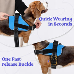 Rabbitgoo arnés perro grande - ajuste cuello ergonómico para comodidad
