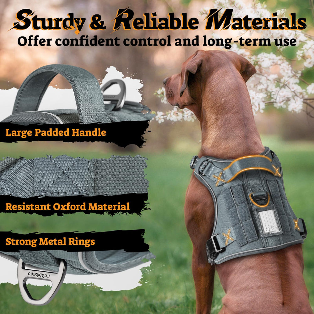 Arnés rabbitgoo con paneles velcro y sistema Molle para accesorios