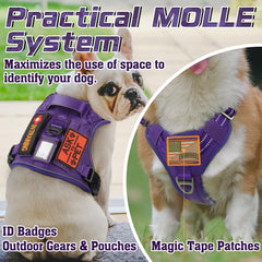 Sistema MOLLE lateral en arnés rabbitgoo para añadir bolsas y accesorios